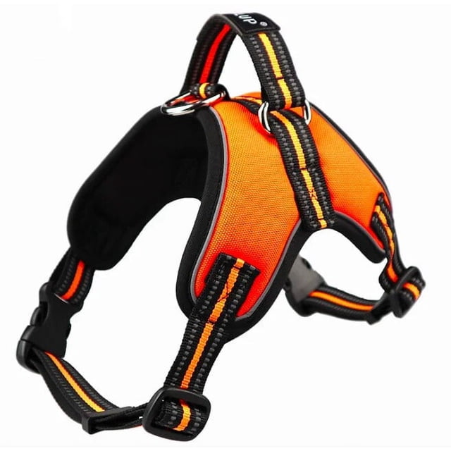 Dog Harness Tailup Pet Products Adjustable Reflective Vest Walking Lead Leash for Puppy Mesh Harness for Small Medium Dog ShopWise Round