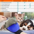thumbnail image 2 of Guante de aseo para mascotas, cepillo para quitar el pelo suave para perros, gatos con pelaje largo y corto, diseño mejorado de cinco dedos, un par izquierdo y derecho Adepaton WRMH-352, 2 of 6