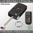 thumbnail image 2 of Keyless Entry Remote and Key Convert To Flipped Key DIY Programming 3 buttons, 2 of 4