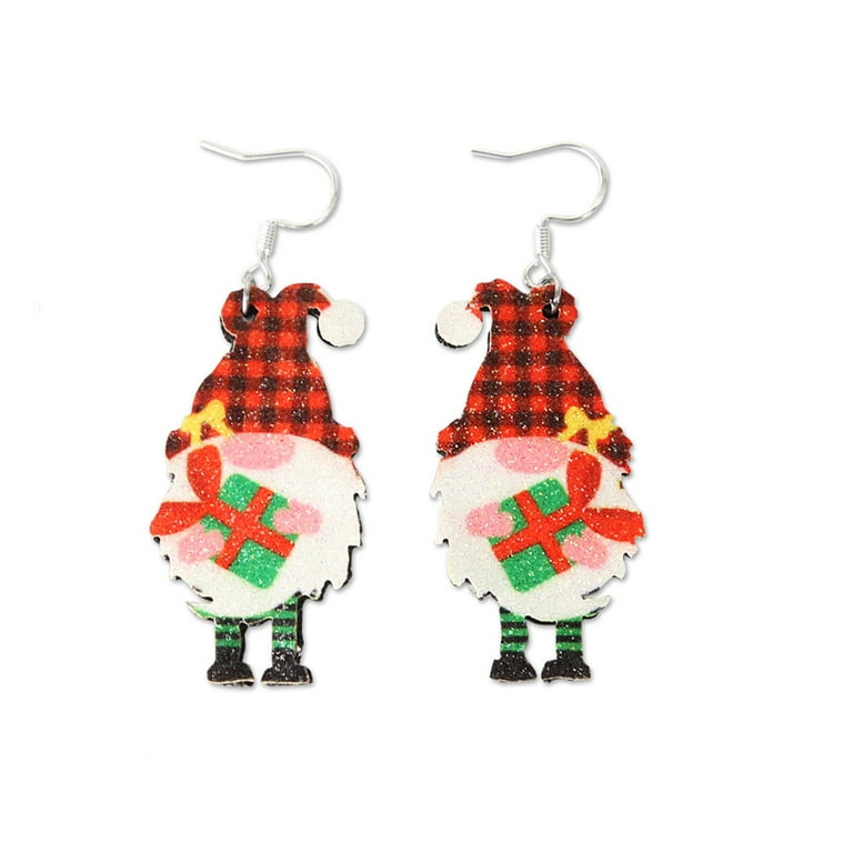 Cute Christmas Earrings For Women - Tree, Bell, Ugly Sweater & Gingerbread Dangle Earrings, Fun Holiday Party Jewelry