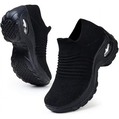 

Women s Walking Shoes Arch Support Non Slip Work Shoes Breathable Knit Upper Lightweight for Plantar Fasciitis