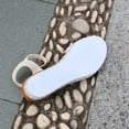 thumbnail image 5 of Women's Lightweight Crochet Lace Sandals, Adjustable Buckle Espadrille Wedge Heels, Open Toe Casual Summer Chunky Shoes for All-Day Comfort White 7.5, 5 of 9
