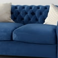 thumbnail image 3 of Furvclv Sofa Couch, 2 Seater Sofa, 61.75” Modern Sofa Couches, Upholstery Sofa, With Button-Tufted, Nailhead Design For Guest Room, Office, Apartment, Small Room, 3 of 5