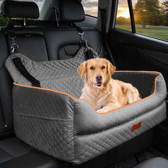 Asiento de coche para perros EUHAMS Memory Foam para perros grandes/medianos