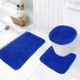 thumbnail image 5 of Suncoda 3 Pcs Bathroom Rugs, Thickened Soft Plush Bath Mat Set - Non Slip Odorless Absorbent Bath Matt, Rubber Back Shower Rug Toilet Mats Bath Mats for Bathroom Floor Toilet Door Mat Washable, 5 of 8