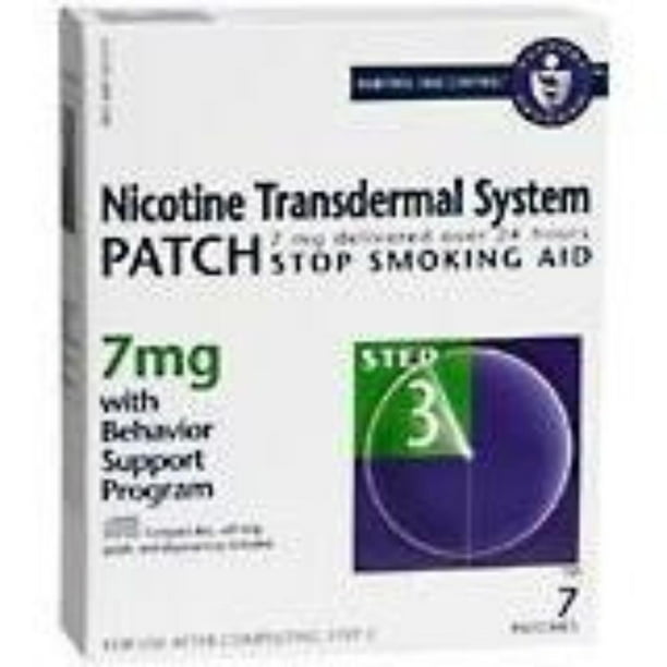 NICOTINE TRANS PATCH STP3 7MG Size: 7This patch program offers three