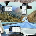 thumbnail image 4 of 3 in 1 Car Phone Holder Dashboard Rearview Mirror Mobile Phone GPS Navigation Bracket Adjustable Auto Phone Holder For iPhone 13, 4 of 6