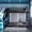Blue, variant on Full-Size Gaming Bunk Bed with Side-Mounted Oversized RGB Desk, USB Charging Ports & Cable Grommet, LED Light Strip, Heavy-Duty Esports Loft Frame, Red