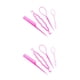 thumbnail image 3 of Jumpingount Herramienta de cola de caballo para el cabello Accesorio de peinado elástico duradero Buena seguridad Adornos de peinado versátiles rosa 2piezas, 3 of 6