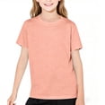 thumbnail image 2 of zbxnLI 3-18 Y Quick Dry T Shirt for Girl Short Sleeve Tee Tops for Kids Running Workout Summer Activewear Top, 2 of 5