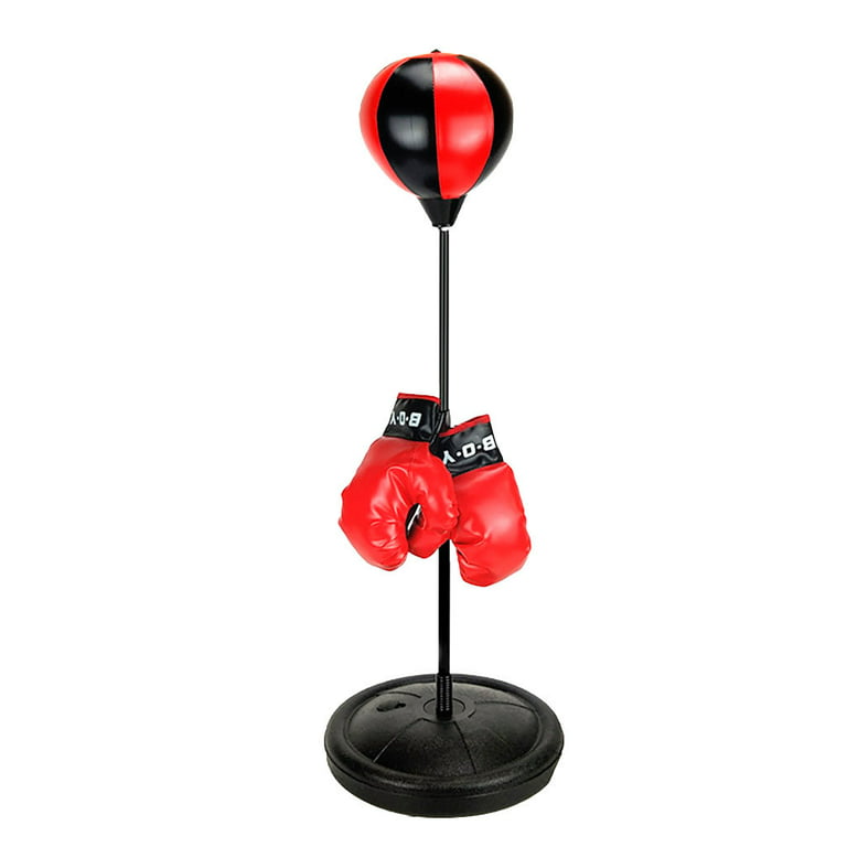 PVUEL Punching Bag with 2 Boxing Gloves Thai MMA Training Fitness Workout  Sandbags Boxing Set 