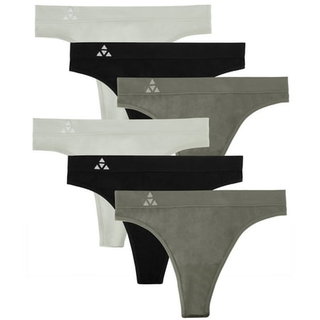 

Balanced Tech Women s Seamless Thong Panties 6-Pack