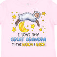 thumbnail image 4 of Inktastic I Love My Great Grandpa to the Moon and Back Cute Sheep Boys or Girls Toddler T-Shirt, 4 of 5