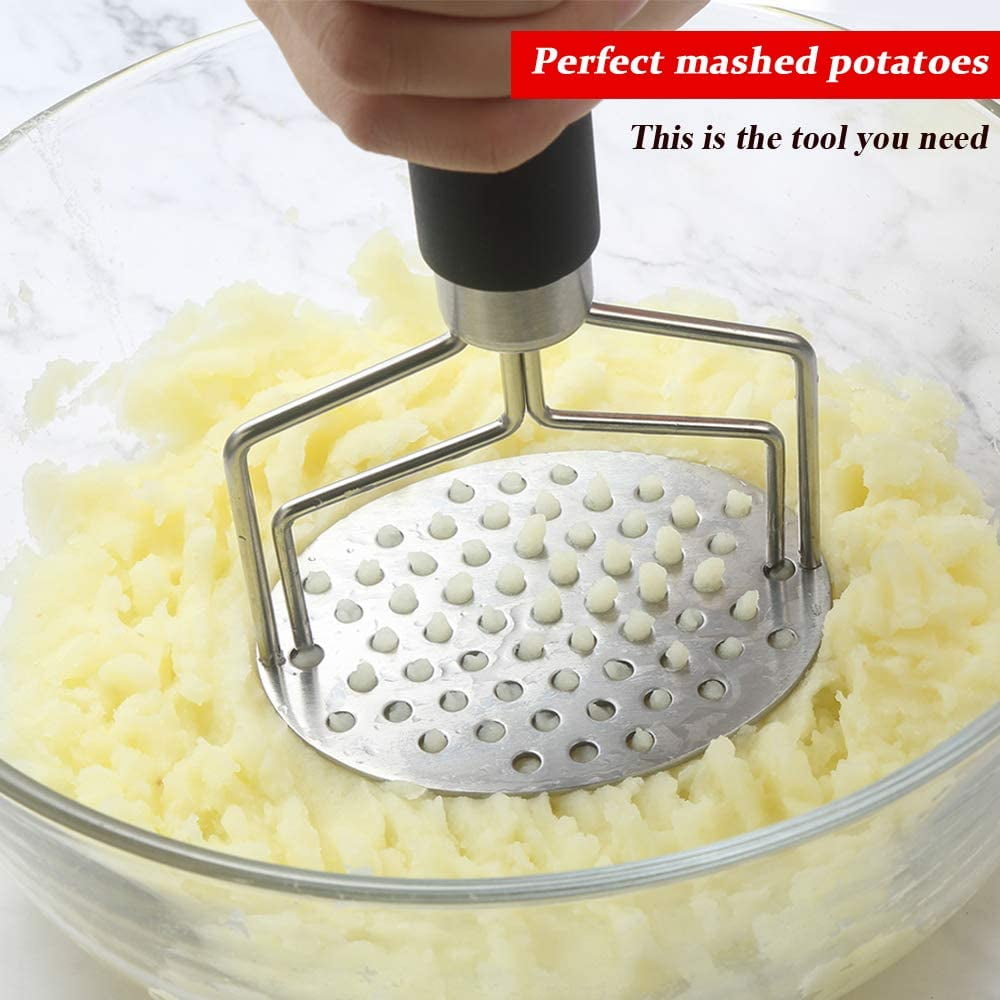 Potato Masher Stainless Steel, Potato Ricer, Potato Masher Hand, Masher  Kitchen Tool, Ricer for Mashed Motatoes, Dual-Press Design - Yahoo Shopping