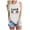 White womens tank tops, variant on Wycnly Womens Tank Tops Summer Baseball Mom Print Round Neck Sleeveless T Shirts Mother's Day Fashion Letter Print Loose Breathable Comfy Vest Blouse Gray s Under $5