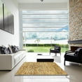 thumbnail image 7 of Ahgly Company Machine Washable Indoor Round Abstract Chrome Gold Yellow Area Rugs, 7' Round, 7 of 7