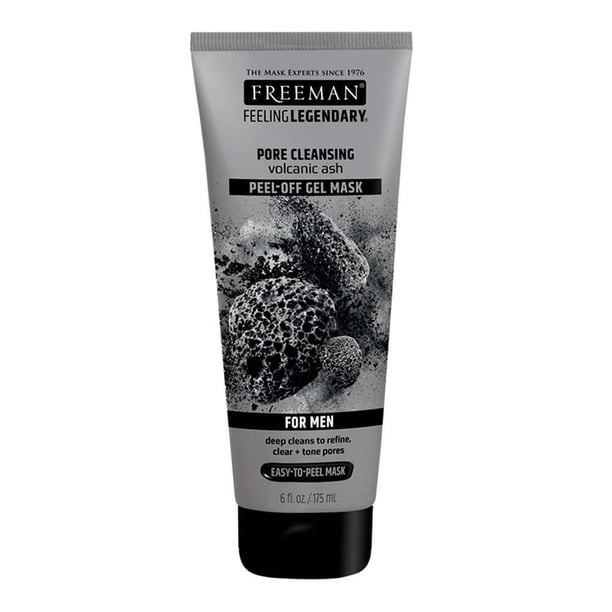 Mascarilla Facial Freeman limpiadora de poros con ceniza volcánica peel off 175 ml