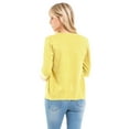 thumbnail image 7 of Made by Olivia Women's Classic Button Down Long Sleeve V-Neck Soft Knit Sweater Cardigan, 7 of 7