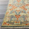 thumbnail image 2 of Hauteloom Cutler Wool Living Room, Bedroom Area Rug - Traditional - Blue, Brick Red, Mustard - 2' x 3', 2 of 9