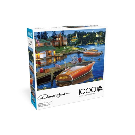 Buffalo Games Legend of the Lake 1000-Piece 26.75 x 19.75-inch Interlocking Jigsaw Puzzle for Adults Ages 14 