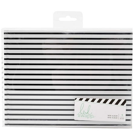Heidi Swapp 314017 Black Stripe Album, Multicolor