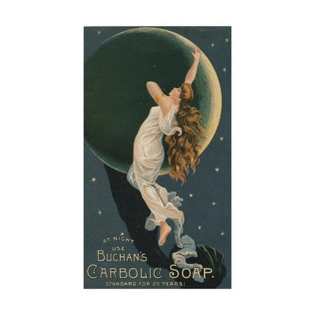 Advertising: Buchan's Carbolic Soap; National Museum of American History Celestial Woman in Vintage Advertisement Print Wall