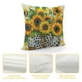 thumbnail image 4 of Nawypu  Sunflower Home Sweet Home Bless This Home Summer Throw Pillow Covers, Yellow Cushion Case for Sofa Couch, 4 of 5