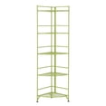 thumbnail image 4 of Convenience Concepts Xtra Storage 5 Tier Folding Metal Corner Shelf, Lime, 4 of 6