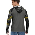 thumbnail image 5 of Trgacdwlo Camouflage Men's Sun Protection Hoodie Shirts UPF 50+ Raglan Long Sleeve Mens Rash Guards Outdoor Hiking Men's Fishing Shirts, 5 of 5