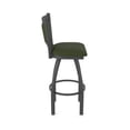 thumbnail image 4 of 870 Hadleigh 36" Swivel Bar Stool with Pewter Finish and Canter Pine Seat and Back, 4 of 5