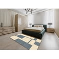 thumbnail image 4 of Ahgly Company Indoor Square Abstract Gunmetal Gray Solid Area Rugs, 4' Square, 4 of 6