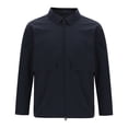 thumbnail image 4 of JXMVOJ Men's Stand Collar Jacket Lightweight Casual Windbreaker Full Zip Jacket with Shoulder Straps, 4 of 6