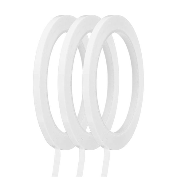 Uxcell 3Pcs Whiteboard Tape Graphic Tape 3/16" x 72 Yards Chart Line Tape White