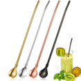 thumbnail image 1 of 4 Piezas Pajitas De Cuchara De Acero Inoxidable Pajitas De Cuchara Para Beber Pajitas De Cóctel De Metal Reutilizables Sincero Electrónica, 1 of 5