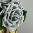Efavormart 24 Roses | 5" Artificial Foam Rose With Stem And Leaves for ...