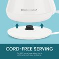 thumbnail image 3 of Elite Platinum EKT-1203W 1.2L Cool-Touch Stainless Steel Electric Kettle - White, 3 of 6