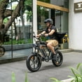 thumbnail image 4 of JANSNO X70 Electric Bike 48V 34Ah Modular Dual Batteries,20"x4.0 Adult Electric Bike with 750W Motor with Unlockable Rage Mode, Extra Long Range, 7-Speed Transmission UL2849, 4 of 7