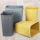 thumbnail image 2 of Billuyoard Papelera para eliminar residuos sin esfuerzo en cualquier entorno, contenedor de basura, papelera Suministros de limpieza para el hogar M patrón amarillo 13L, 2 of 6