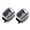 2 black single holes, variant on Cosmetic Pencil Sharpener Makeup Pencil Sharpener Single Hole Pencils Sharpener For Eyebrow Pencils Lip Liner