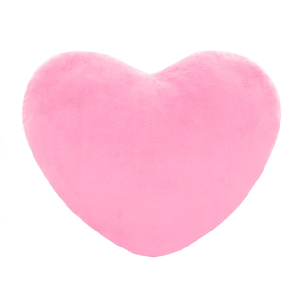 Ajkijo - Bonita almohada de peluche suave para parejas y niños, regalo para festivales, relleno de algodón agradable para la piel, ideal para dormitorios, salas de estar, oficinas y guarderías (rosa)