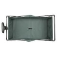thumbnail image 3 of EchoSmile 4.06 cu. ft. Fabric Portable Garden Cart with Adjustable Rolling Wheels in Green, 3 of 5