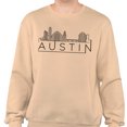 thumbnail image 2 of Skyline Austin Texas Sweatshirt Unisex 3X-Large Sand, 2 of 5