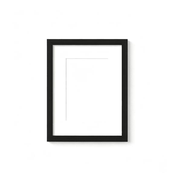 8x10 Picture Frame for Wall Display, Black Photo Frame Fits 5x7 with Mat or 8x10 Without Mat, Classic Hanging Frame, 1 Pack, Black