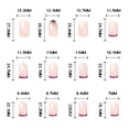 thumbnail image 4 of Plum Color False Nails Chip-Proof Smudge-Proof Fake Nails for Dance Parties Weekend Trips Jelly Glue, 4 of 8