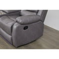 thumbnail image 3 of Kingway Faux Leather Manual Reclining Sofa Set – 2-Piece Home Theater Seating, 3 of 5