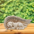 thumbnail image 2 of ✪ Dog Angel Pet Memorial Grave Marker Statue Resin to Commemorate the Lost Pets for Garden Tombstones Lawn Decoration, 2 of 10
