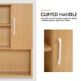 thumbnail image 2 of BarberPub Barber Wall Mounted Styling Cabinet 30'' Modern Salon Storage organizer for Spa 2205, 2 of 5