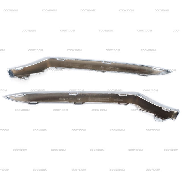 Adecuado para Mercedes-Benz W212 Clase E E350 2014 moldura decorativa cromada de parachoques delantero doble
