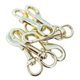 thumbnail image 4 of jinwen 6PCS 78mm Metal Round Eye Swivel Bolt Snap Hook Keychain Dog Chain Clips Gold, 4 of 9