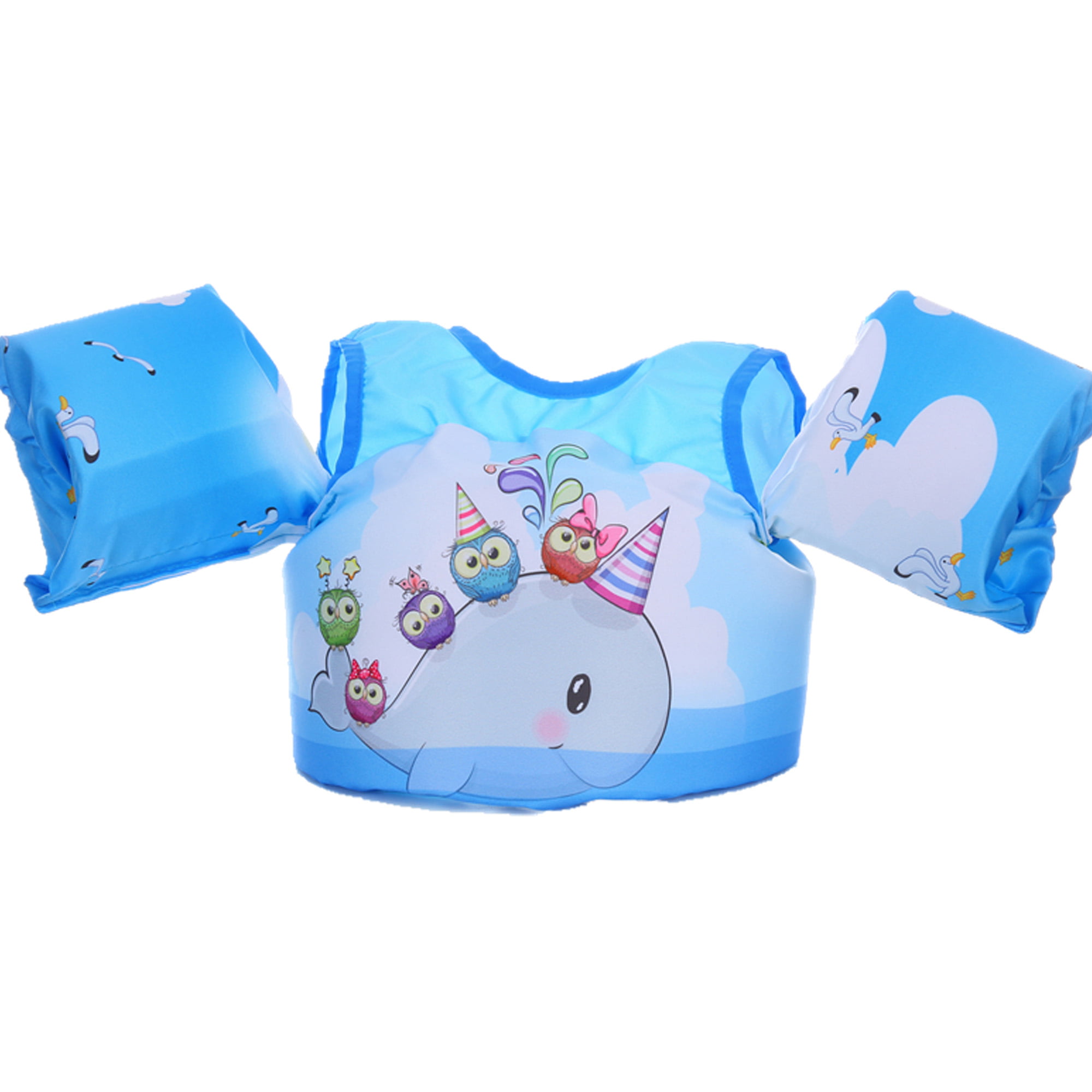 Hot Puddle Jumper Swimming Deluxe Cartoon Life Jacket safety Vest for Kids Baby 